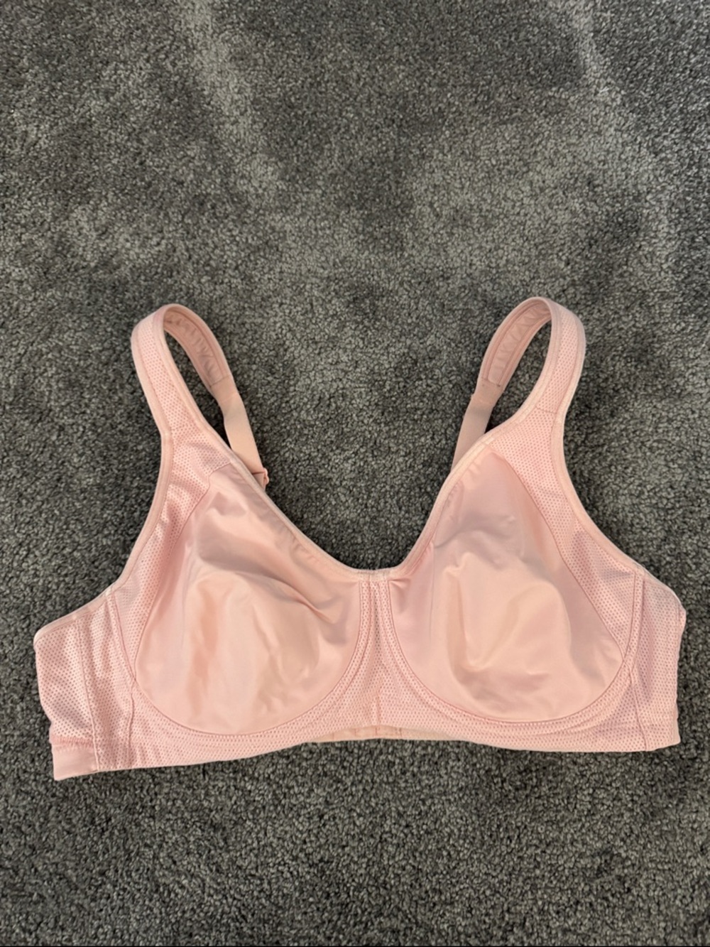 Title Nine petal pink color sports Bra with Underwire size 38C